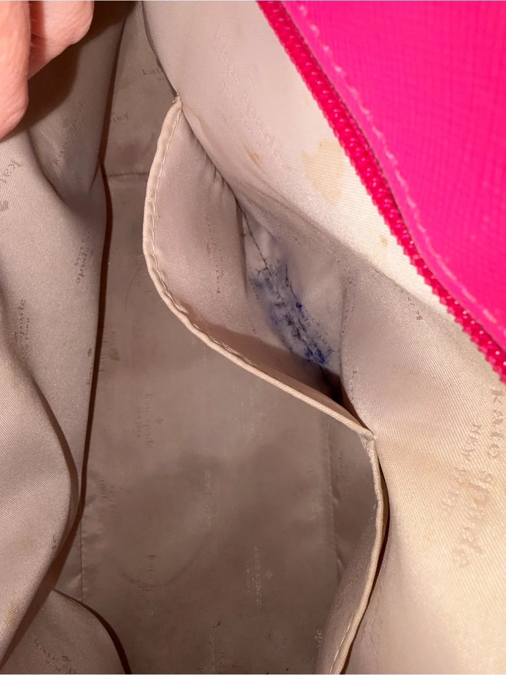 Kate Spade hot pink tote